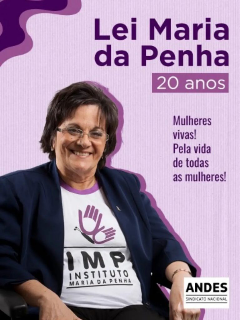 Banner Maria da Penha