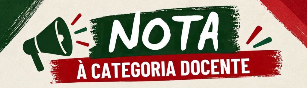 Nota à categoria docente