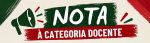 Nota à categoria docente
